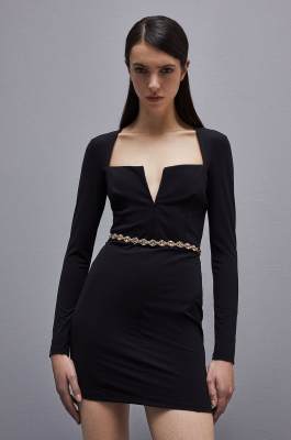Ceinture collier New Chain en laiton, Or, Patrizia Pepe