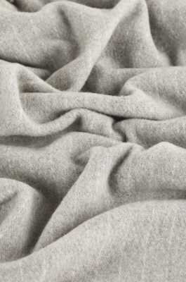 Wool-blend pinstripe scarf, Grey, Patrizia Pepe