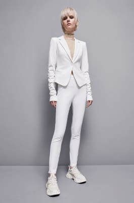 Slim pants, White, Patrizia Pepe