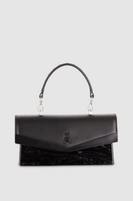 Fly Bamby shoulder bag with chain, Black, Patrizia Pepe