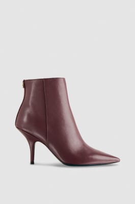 Leather ankle boots, Purple, Patrizia Pepe