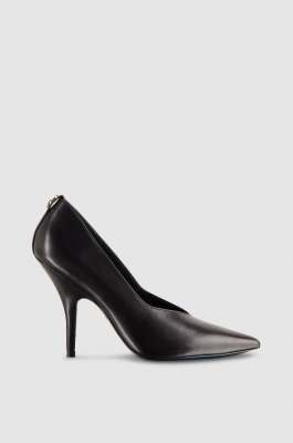 Leather pumps, Black, Patrizia Pepe