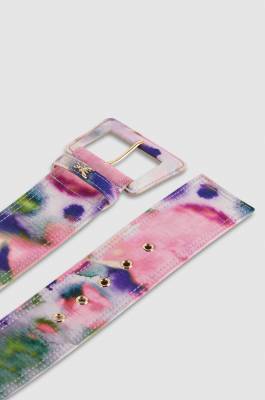 Chiffon high-waist belt, Multicolor, Patrizia Pepe
