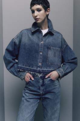 Langärmeliges Hemd in Jeansblau, Hellblau, Patrizia Pepe