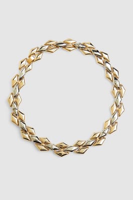 New Chain brass necklace, Silver, Gold, Patrizia Pepe