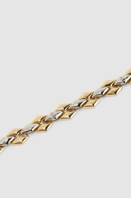 New Chain brass necklace, Silver, Gold, Patrizia Pepe