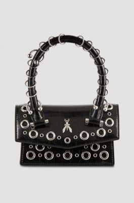 Fly Bamby Bag Mini Post Punk, Black, Patrizia Pepe