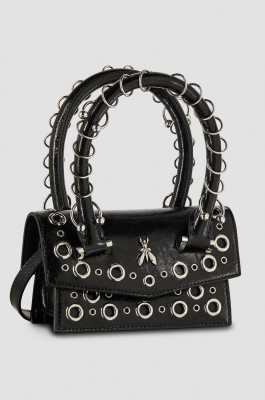 Fly Bamby Bag Mini Post Punk, Black, Patrizia Pepe