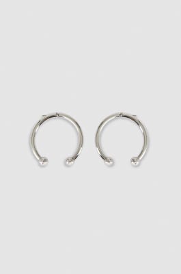 Piercing-Reif-Ohrringe, Silber, Patrizia Pepe