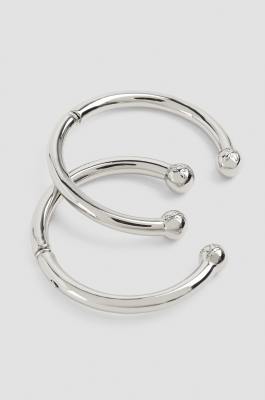 Piercing-Reif-Ohrringe, Silber, Patrizia Pepe