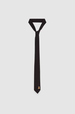 Elegant tie, Black, Patrizia Pepe