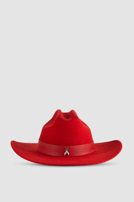 Cowboy Hat, Red, Patrizia Pepe