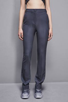 Essential tailored wool pants, Grey, Patrizia Pepe