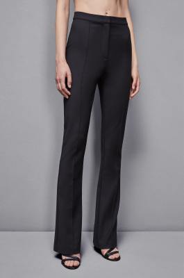 Schmal geschnittene Hose Flare, Schwarz, Patrizia Pepe