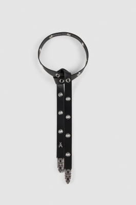 Choker with metal decorations, Black, Patrizia Pepe