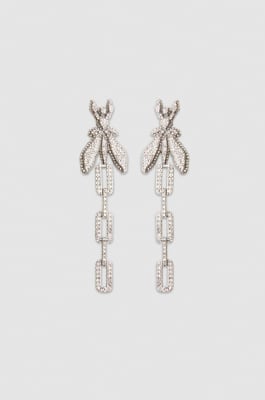 Rolò chain earrings, Silver, Patrizia Pepe