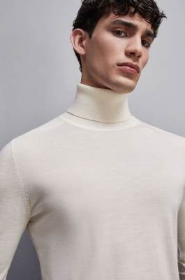 Turtleneck sweater, White, Patrizia Pepe