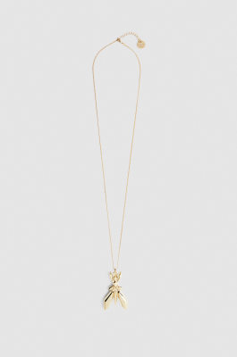 Gold-colored reversible necklace, Gold, Patrizia Pepe