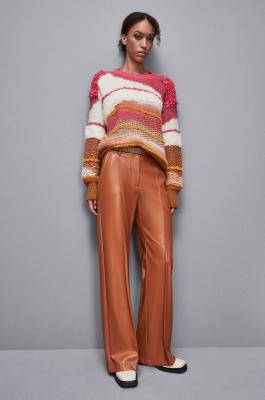Low-waisted pants, Brown, Patrizia Pepe