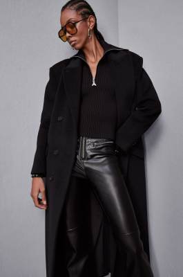 Essential sleeveless viscose sweater, Black, Patrizia Pepe