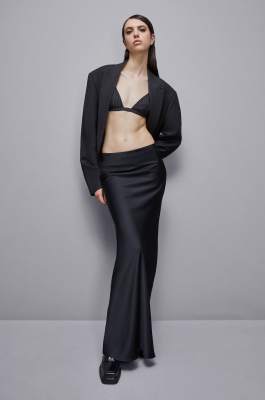 Flanell-BH, Schwarz, Patrizia Pepe