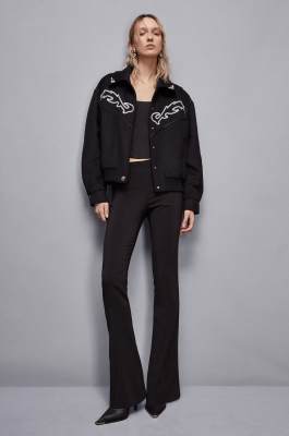 Slim pants, Black, Patrizia Pepe