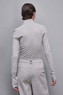 Turtleneck, Grey, Patrizia Pepe