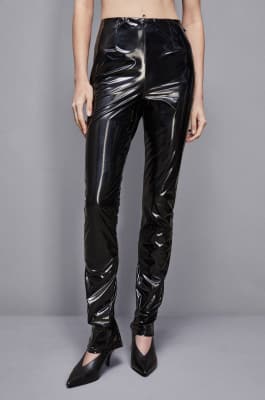 Vinyl leggings, Black, Patrizia Pepe