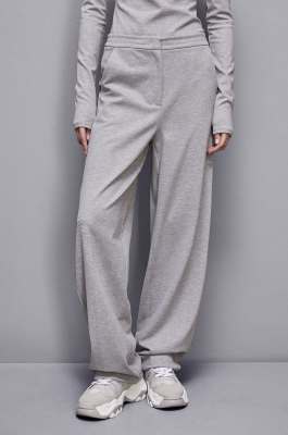 Straight pants, Grey, Patrizia Pepe