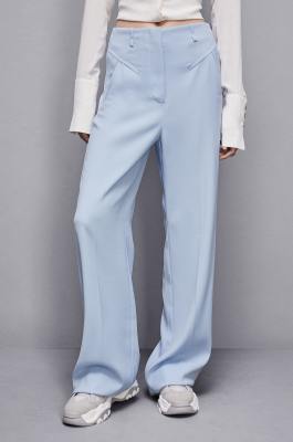 Palazzo-Hose „Essential“, Hellblau, Patrizia Pepe