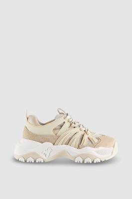 Running sneakers, Beige, White, Patrizia Pepe