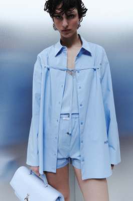 Over shirt, Light Blue, Patrizia Pepe