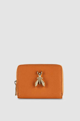 Medium leather wallet with zipper, Leather, Patrizia Pepe