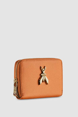 Medium leather wallet with zipper, Leather, Patrizia Pepe
