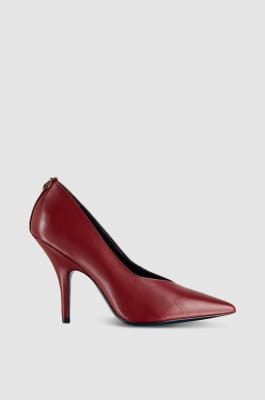 Leather pumps, Red, Patrizia Pepe
