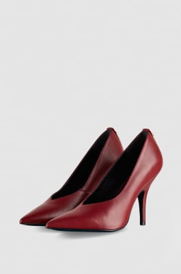 Leather pumps, Red, Patrizia Pepe