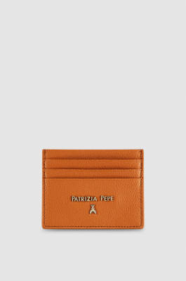 Leather card holder, Leather, Patrizia Pepe