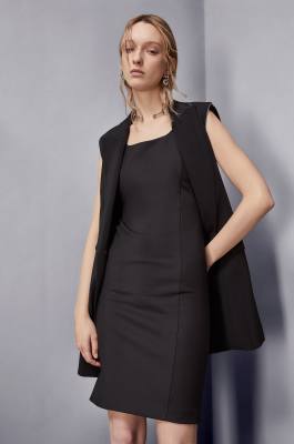 Sheath dress, Black, Patrizia Pepe