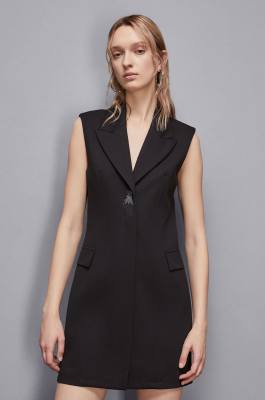 Jacket dress, Black, Patrizia Pepe