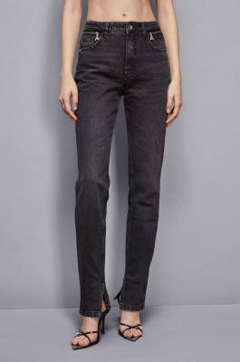 Essential denim pants, Black, Patrizia Pepe