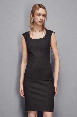 Sheath dress, Black, Patrizia Pepe