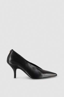 Leather pumps, Black, Patrizia Pepe