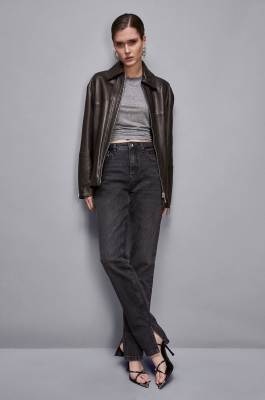 Essential knit T-shirt, Grey, Patrizia Pepe