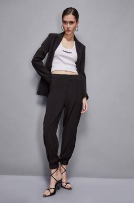 Essential jogging pants, Black, Patrizia Pepe