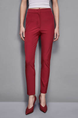 Slim ankle pants, Red, Patrizia Pepe