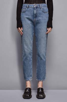 High waist denim pants, Blue, Patrizia Pepe