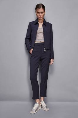 Essential cigarette pants, Blue, Patrizia Pepe