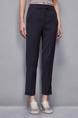 Essential cigarette pants, Blue, Patrizia Pepe
