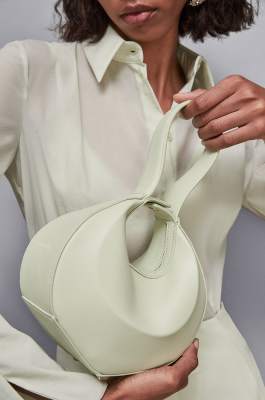 Bangle Bag Hobo Small, Grün, Patrizia Pepe