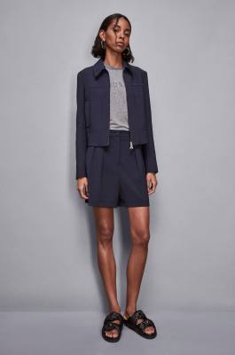 Essential knit T-shirt, Grey, Patrizia Pepe